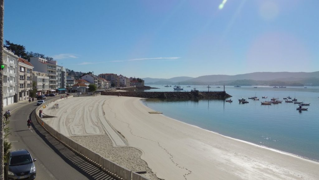 Aguas de Praia de Raxó en Poio (Pontevedra)