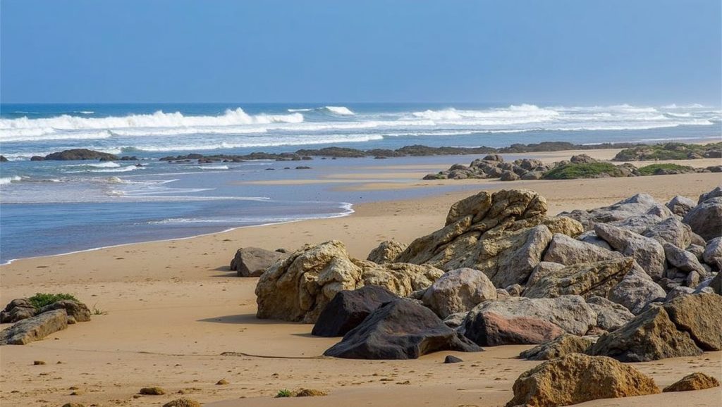 Panorámica de Praia de Razo, A Coruña