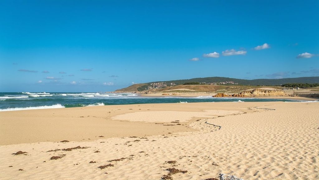 Ría y costa de Praia de Razo en Carballo, A Coruña