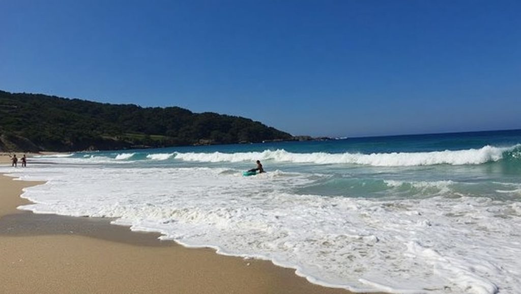 Aguas de Praia de Razo en Carballo (A Coruña)