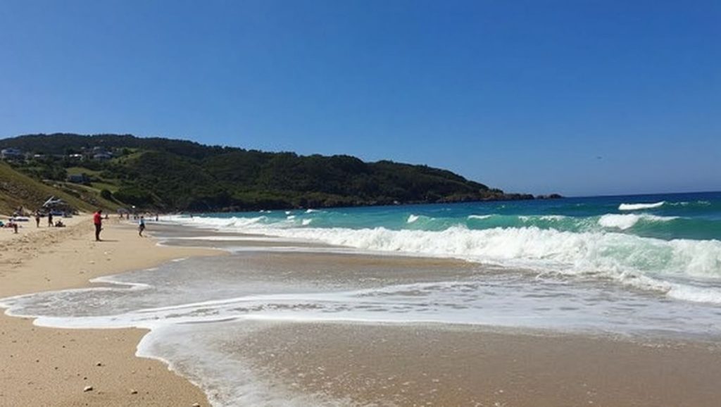 Entorno natural de Praia de Razo en A Coruña