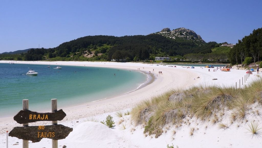 Praia de Rebentóns en Bueu (Pontevedra)