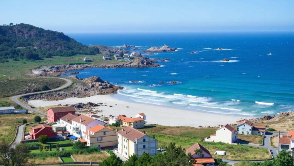 Entorno natural de Praia de Reiras en A Coruña