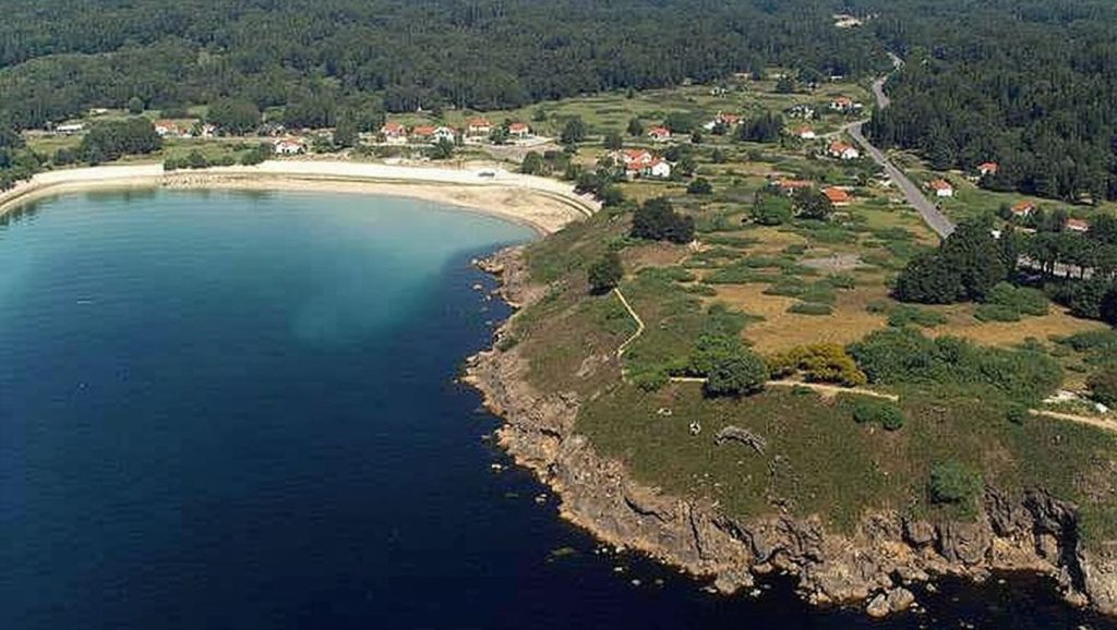 Entorno natural de Praia de Restrelo en A Coruña