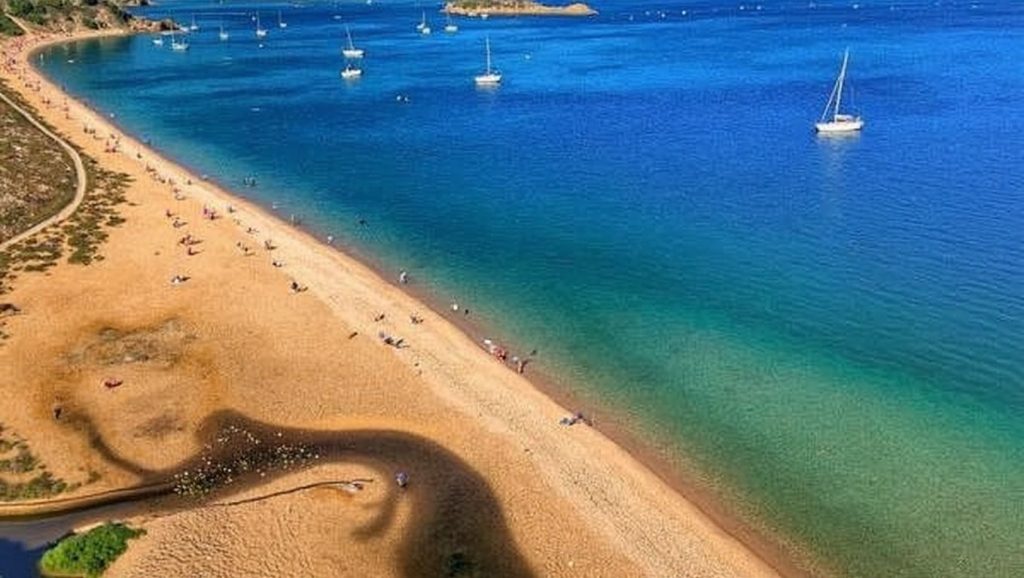 Panorámica de Praia de Riba, Pontevedra
