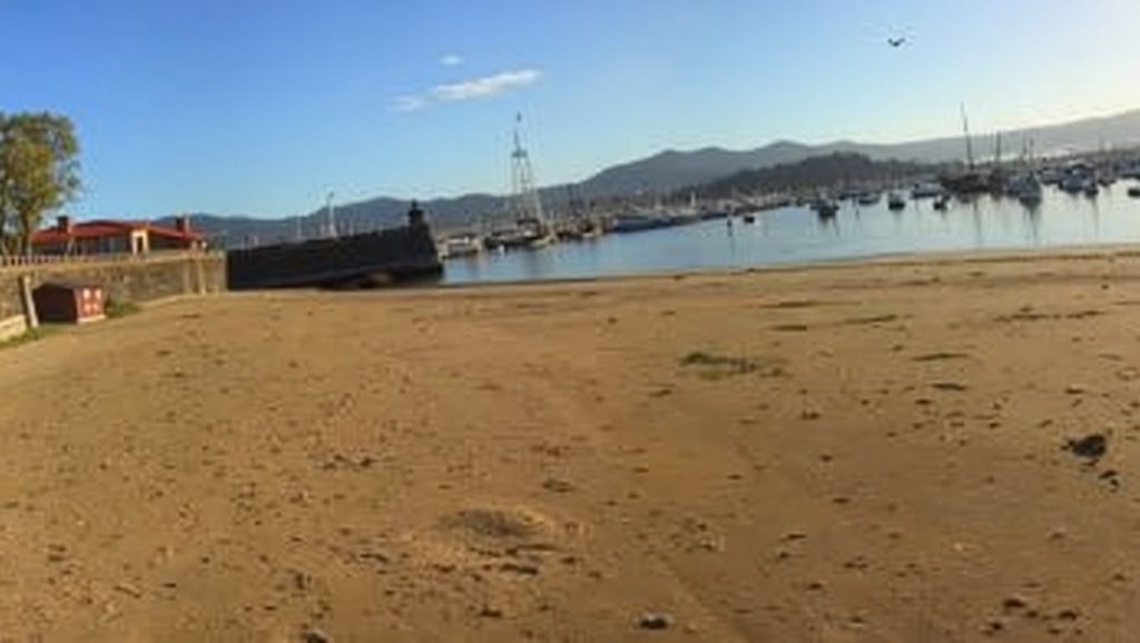 Costa de Praia de Riba en Ribeira, Pontevedra