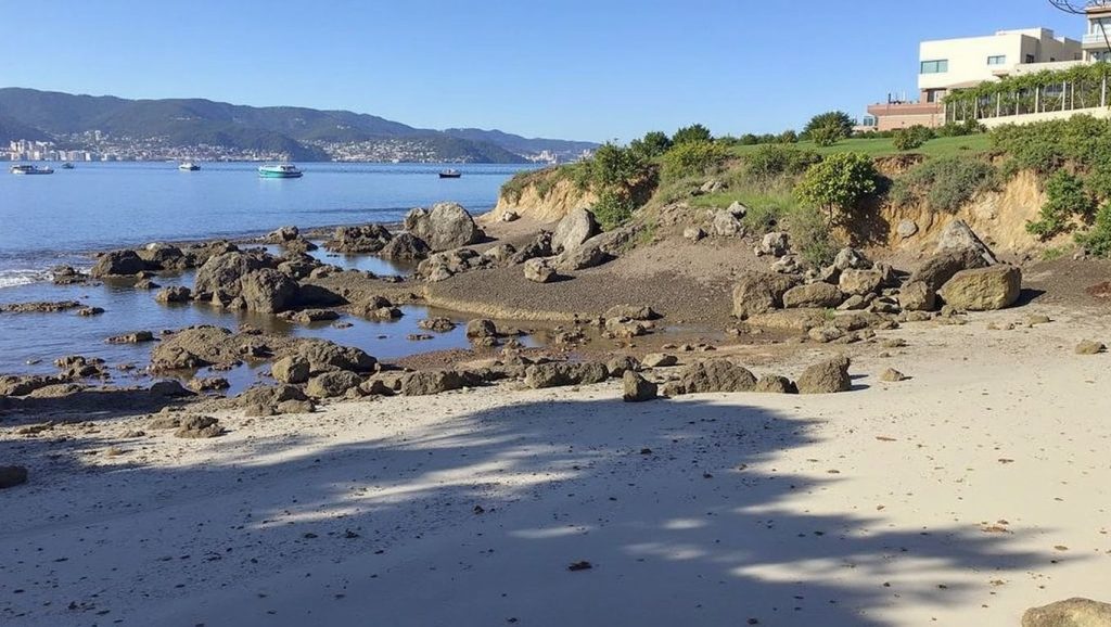 Panorámica de Praia de Ribas Brancas, Pontevedra