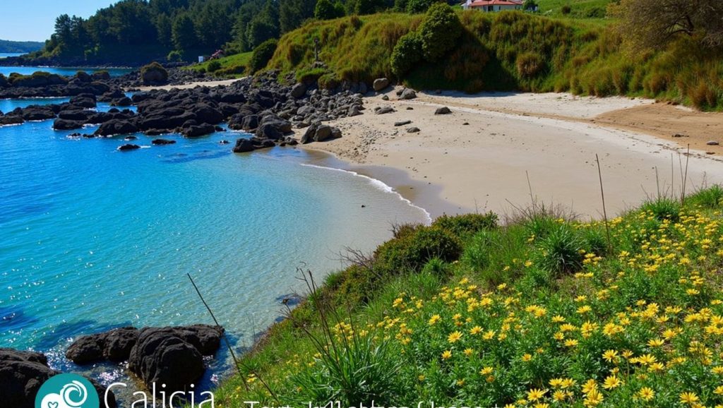 Aguas de Praia de Ribas Brancas en Nigrán (Pontevedra)