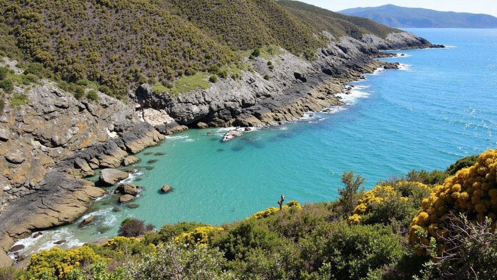 Acantilados y costa de Praia de Riocovo, Ponteceso (A Coruña)