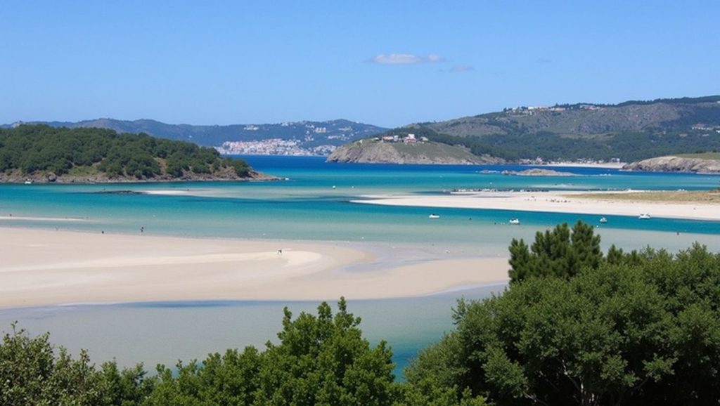 Entorno natural de Praia de Riocovo en A Coruña