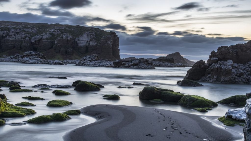 Arena de Praia de Rochas Brancas, Ribadeo (Asturias)