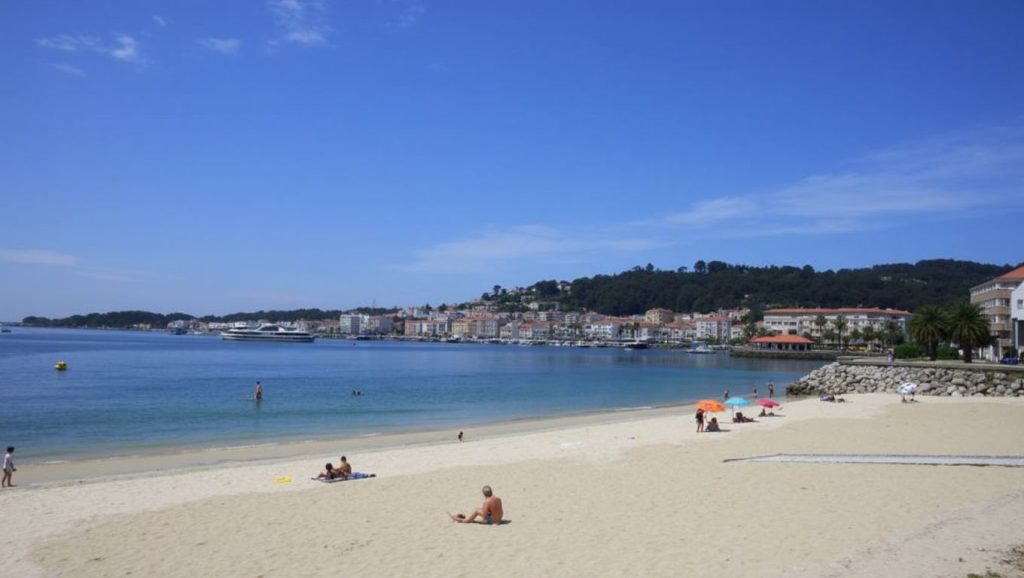 Praia de Rodeira en Cangas de Morrazo (Pontevedra)