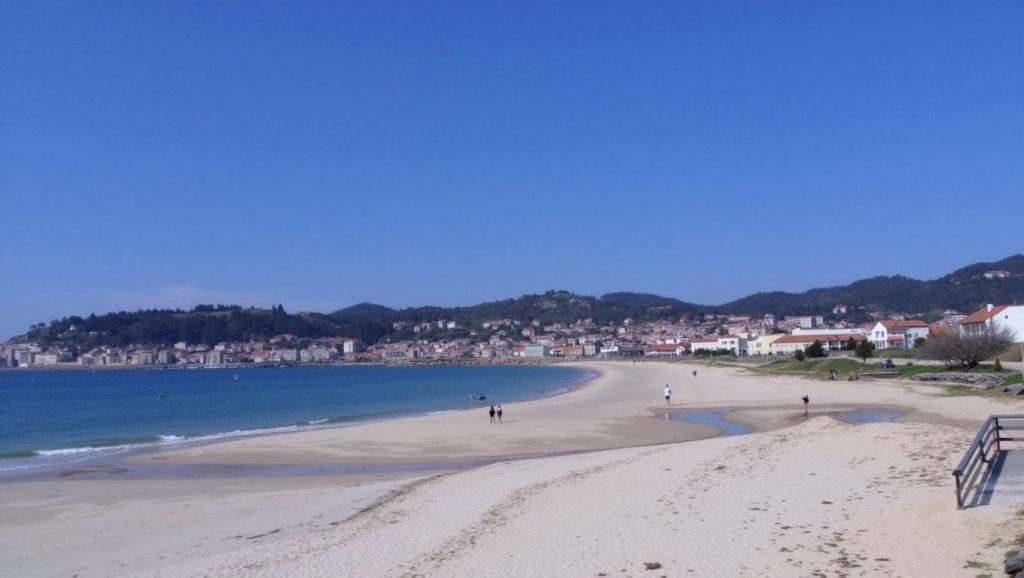 Panorámica de Praia de Rodeira, Pontevedra