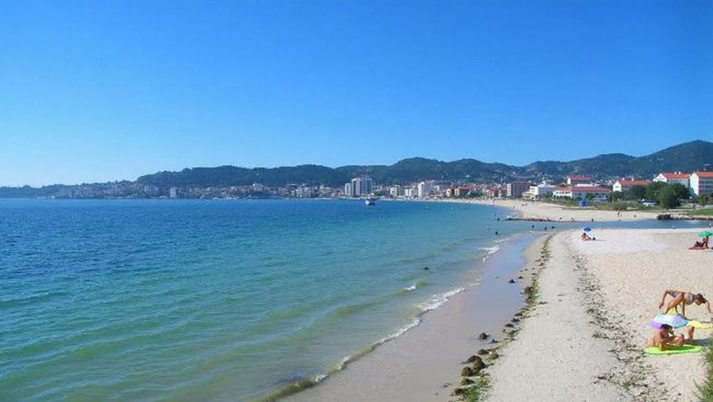 Aguas de Praia de Rodeira en Cangas de Morrazo (Pontevedra)