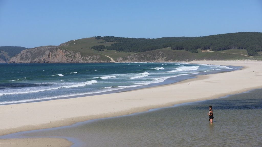 Praia de Rostro en Fisterra (A Coruña)