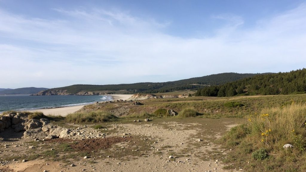 Arena de Praia de Rostro, Fisterra (A Coruña)