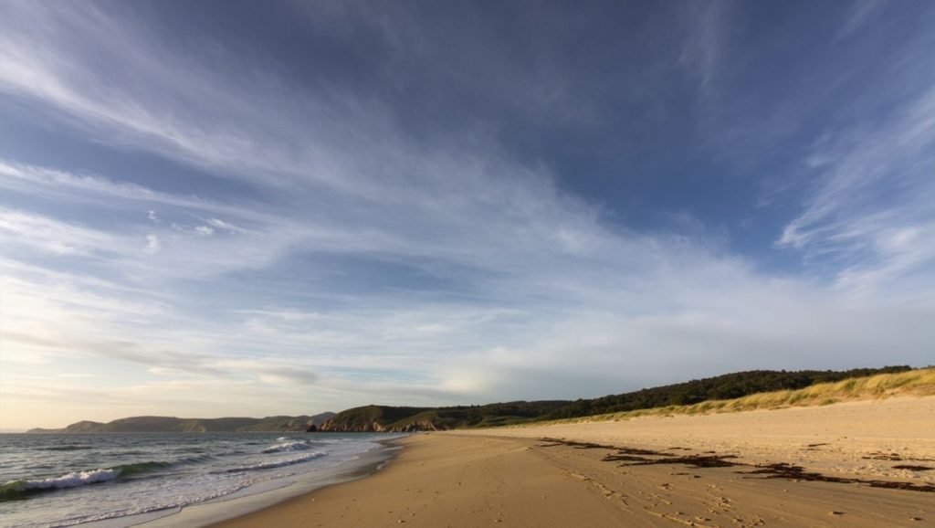 Entorno natural de Praia de Rostro en A Coruña