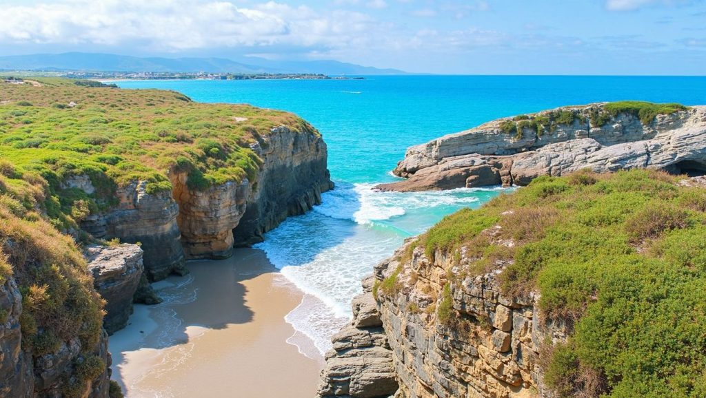 Panorámica de Praia de Sabadelle, A Coruña