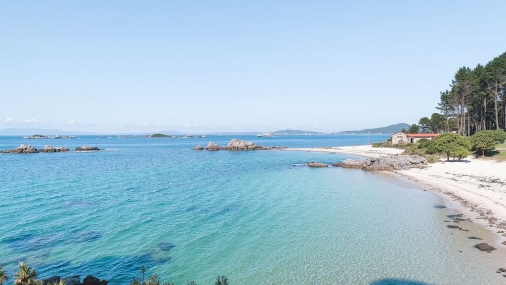 Entorno natural de Praia de Sabadelle en A Coruña