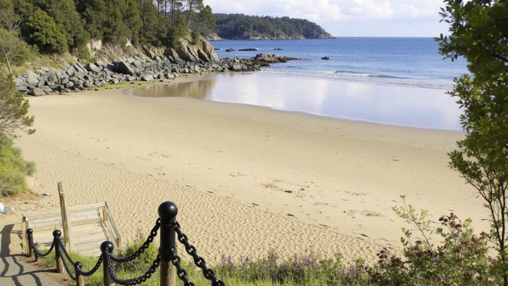 Praia de Sacido en Viveiro (Lugo)