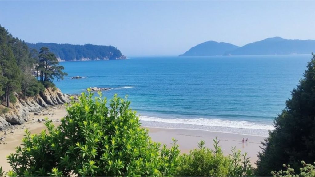 Aguas de Praia de Sacido en Viveiro (Lugo)