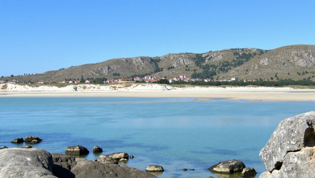 Aguas de Praia de Salomba en Carnota (A Coruña)