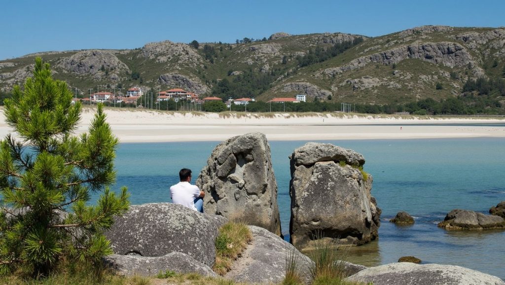 Entorno natural de Praia de Salomba en A Coruña