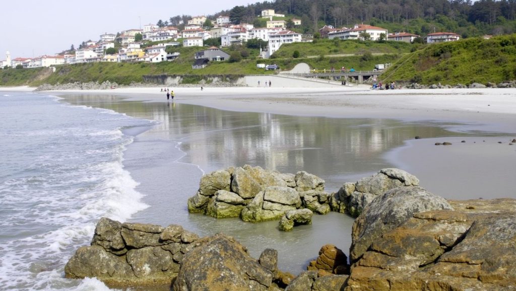 Aguas de Praia de Salseiras en A Laracha (A Coruña)