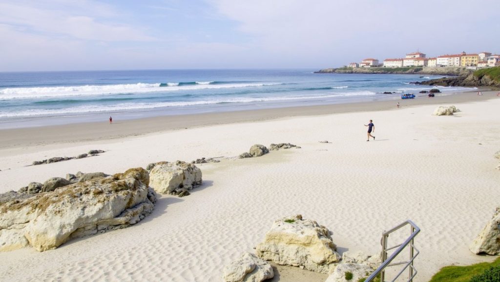 Entorno natural de Praia de Salseiras en A Coruña
