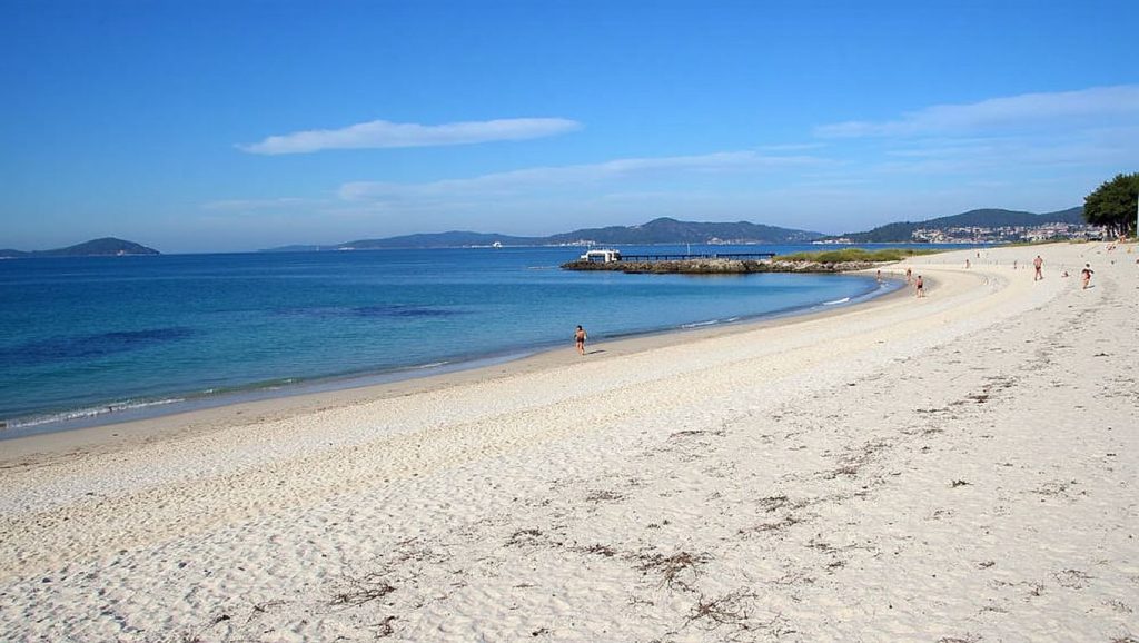 Panorámica de Praia de Samil, Pontevedra