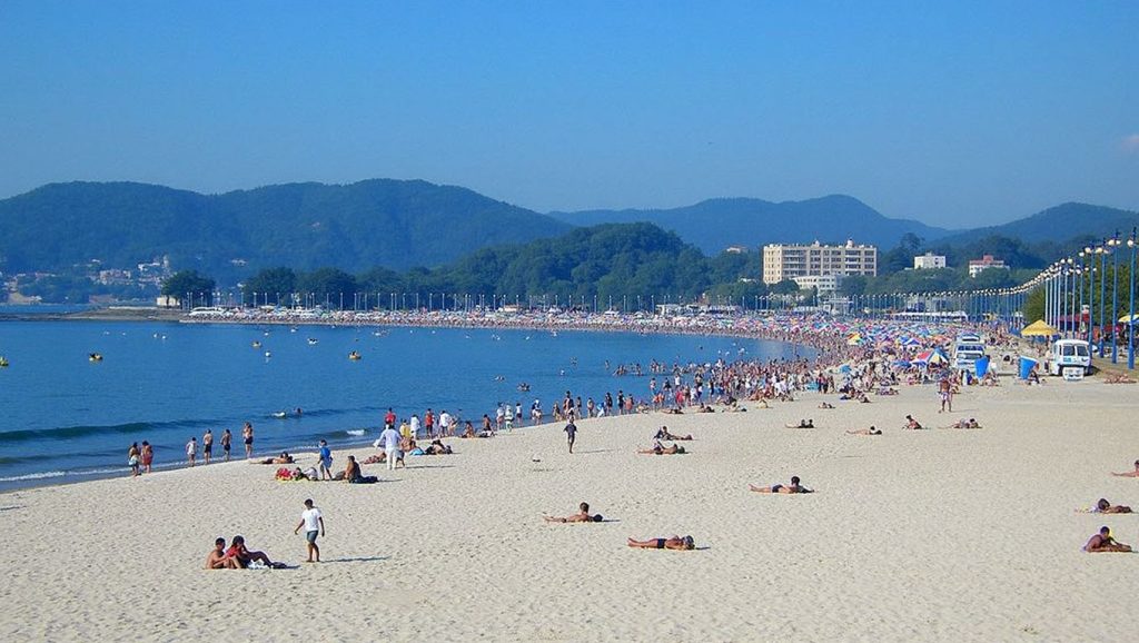 Arena de Praia de Samil, Vigo (Pontevedra)