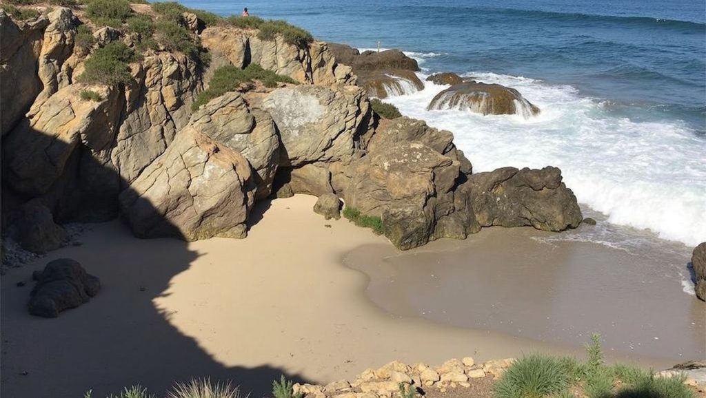 Praia de San Bartolo en Barreiros (Lugo)