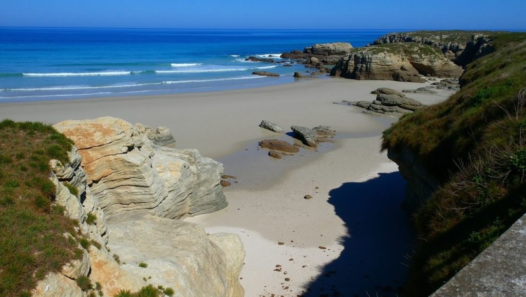Entorno natural de Praia de San Bartolo en Lugo