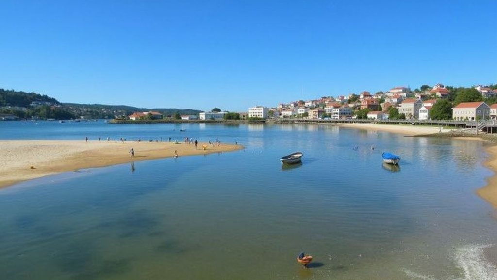 Panorámica de Praia de San Cibrán, Pontevedra