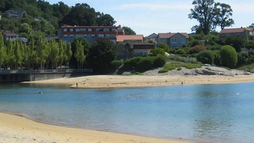 Entorno natural de Praia de San Cibrán en Pontevedra