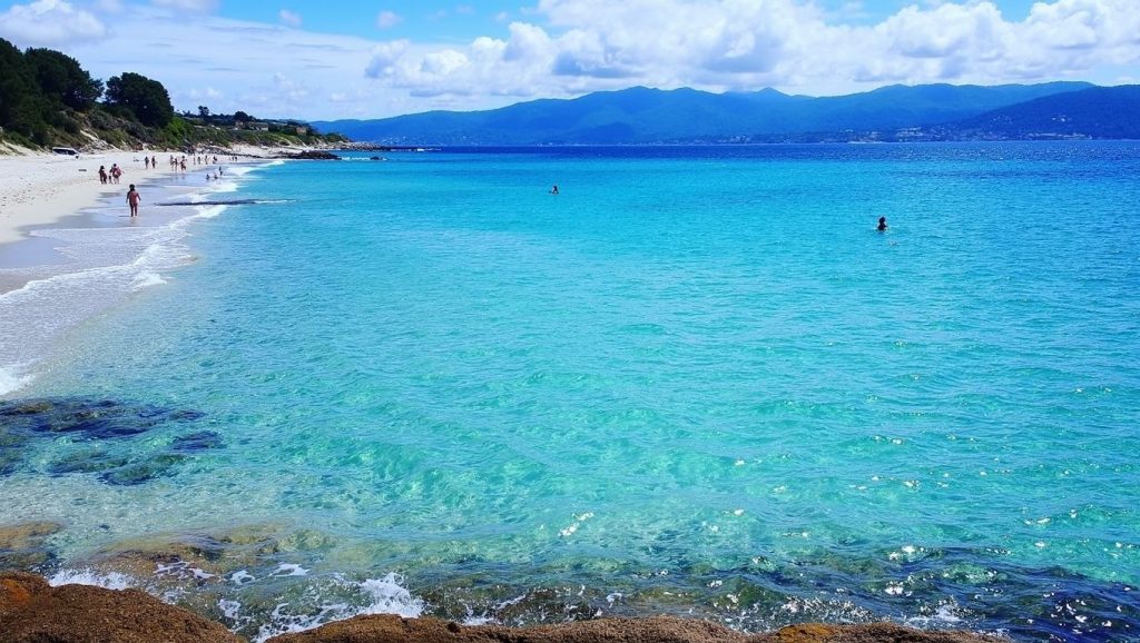 Vista general de Praia de San Francisco, Galicia