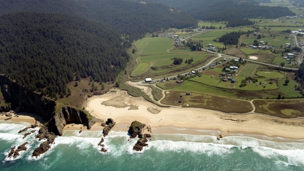 Panorámica de Praia de San Román, Lugo