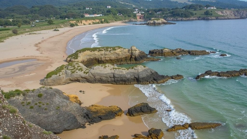 Entorno natural de Praia de San Román en Lugo