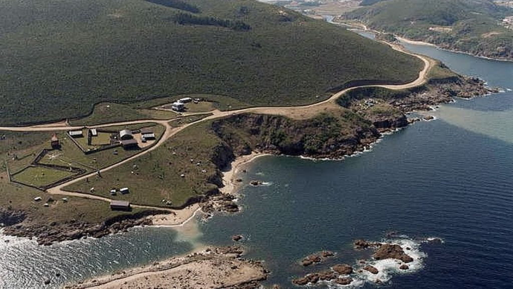 Ría y costa de Praia de San Roque-Cetaria en A Coruña, A Coruña