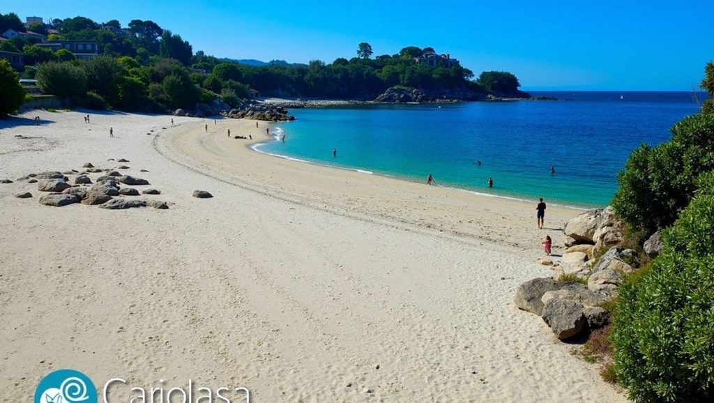 Praia de San Xián en Cangas de Morrazo (Pontevedra)