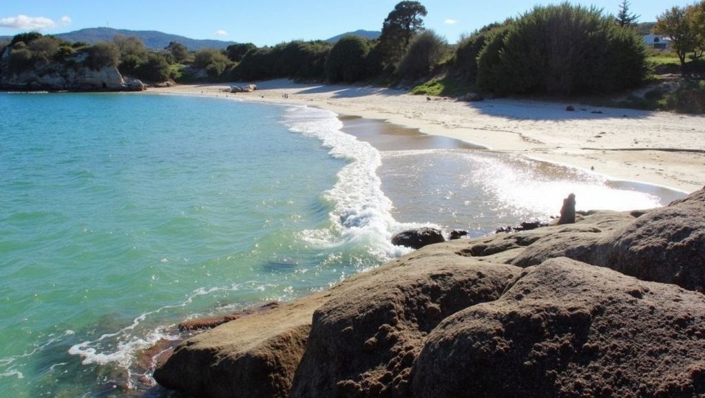 Panorámica de Praia de San Xián, Pontevedra