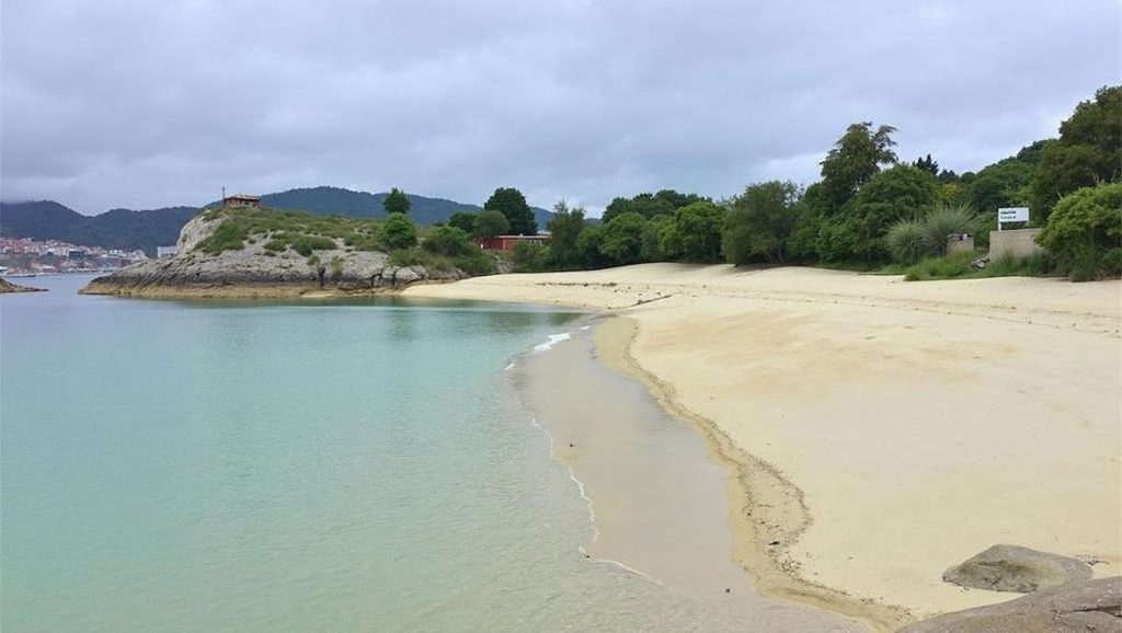 Aguas de Praia de San Xián en Cangas de Morrazo (Pontevedra)