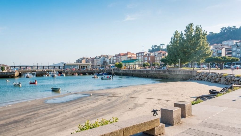 Entorno natural de Praia de San Xián en Pontevedra