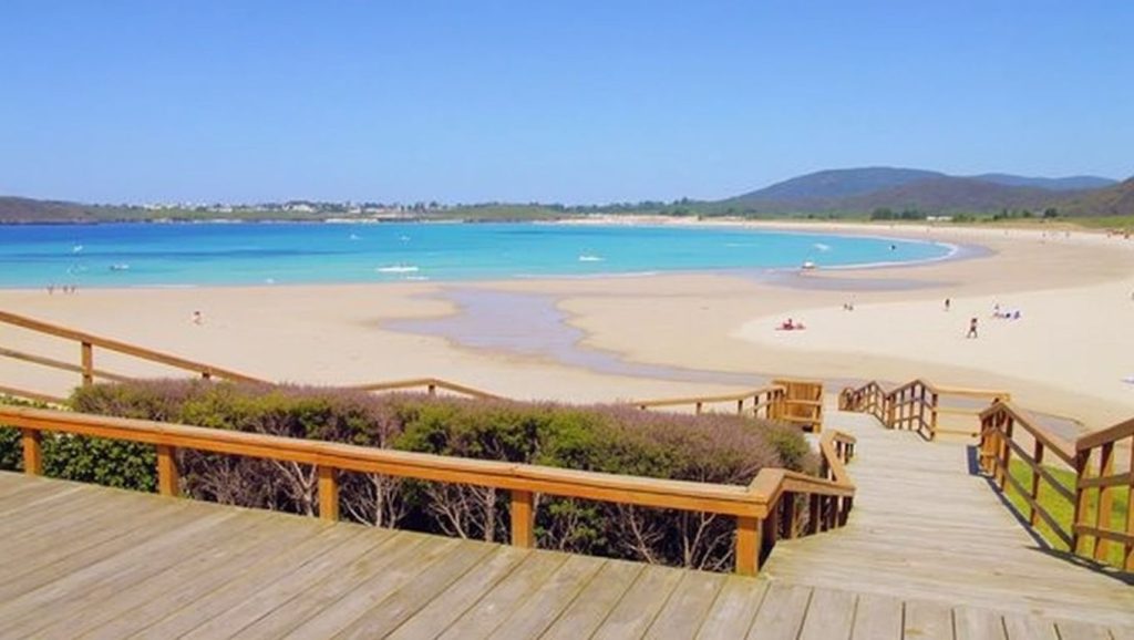 Praia de San Xurxo en Galicia (A Coruña)