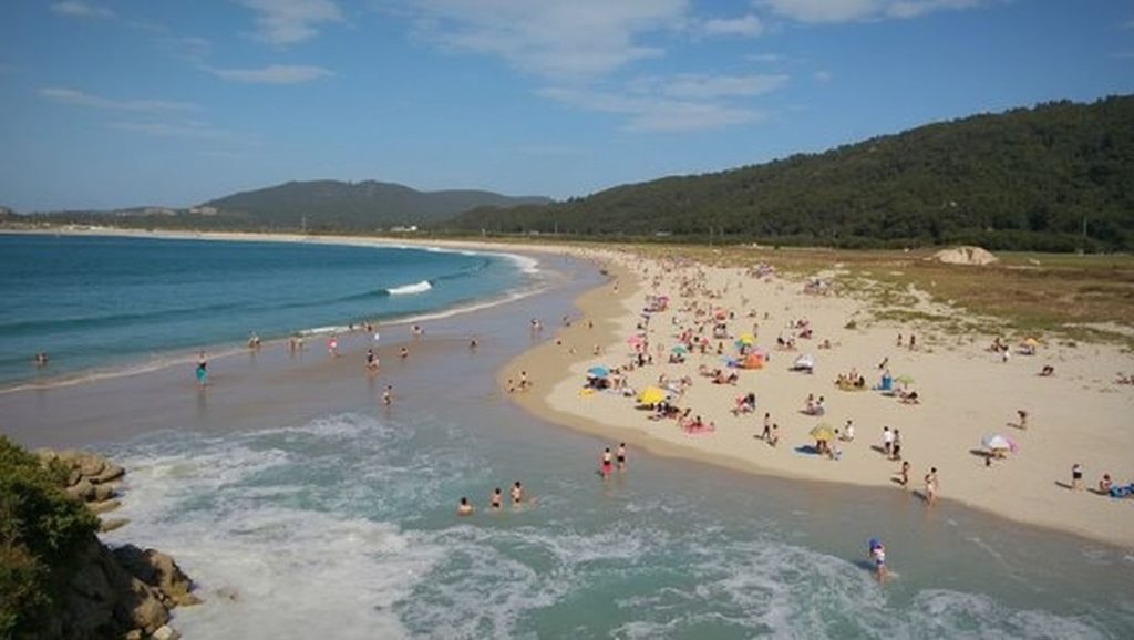 Panorámica de Praia de San Xurxo, A Coruña