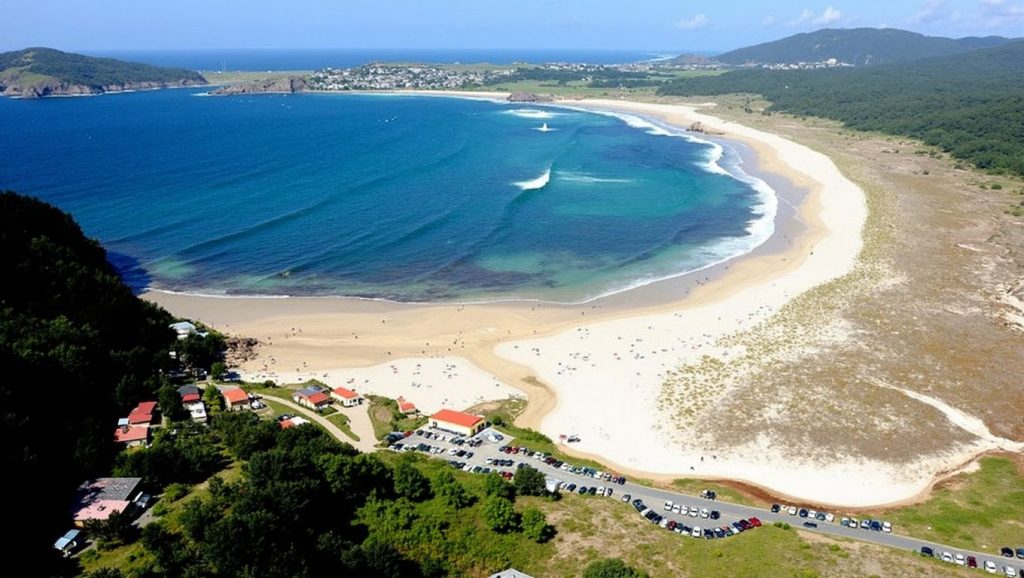 Entorno natural de Praia de San Xurxo en A Coruña