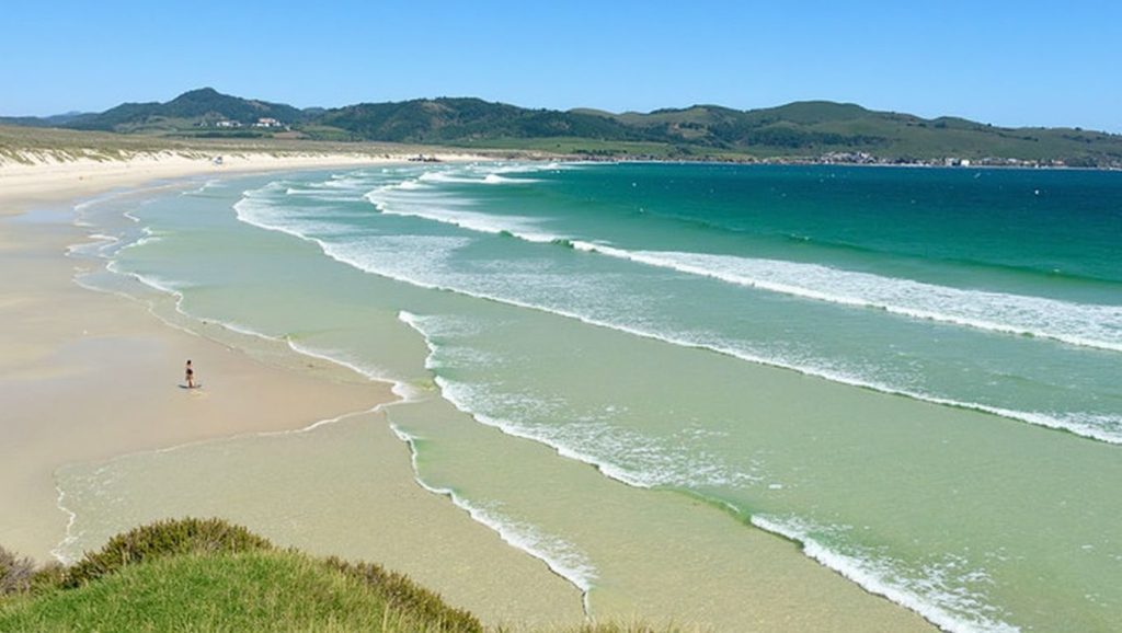 Praia de Santa Ana en Galicia (A Coruña)