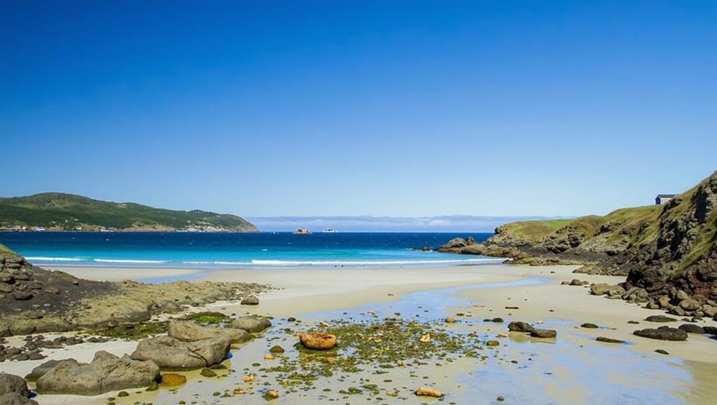 Arena de Praia de Santa Comba, Galicia (A Coruña)