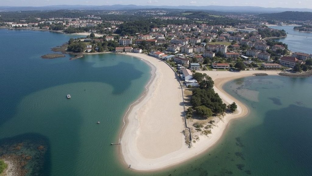 Praia de Santa Cristina en Oleiros (A Coruña)
