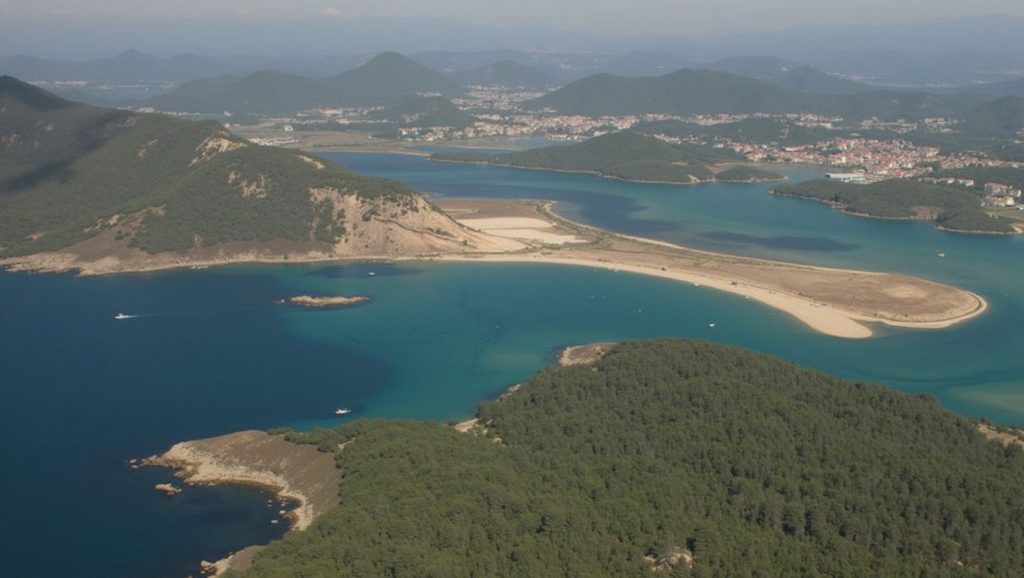 Aguas de Praia de Santa Mariña en Ponteceso (A Coruña)